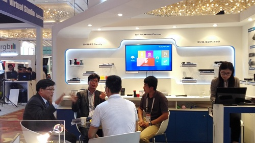 迈科携4K智能融合终端亮相新加坡广电展 Broadcast Asia 2015